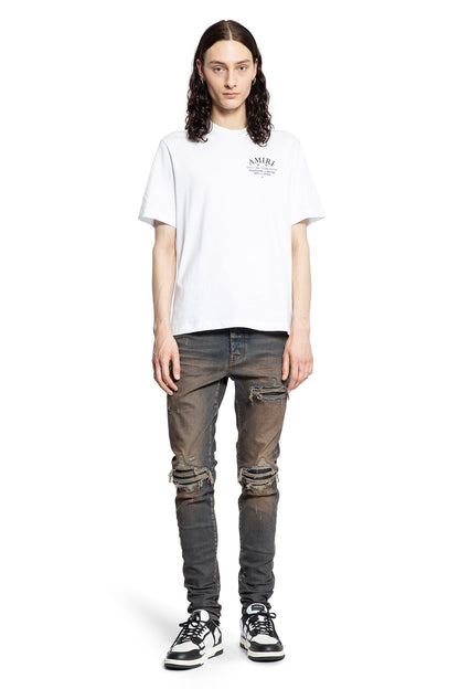 AMIRI MAN WHITE T-SHIRTS & TANK TOPS