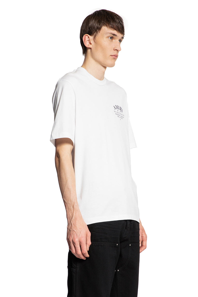 AMIRI MAN WHITE T-SHIRTS & TANK TOPS