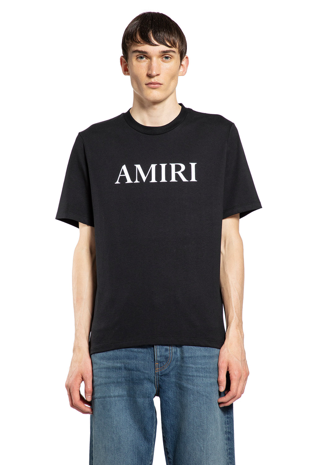 AMIRI MAN BLACK T-SHIRTS & TANK TOPS