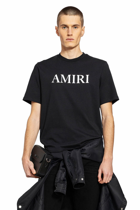 AMIRI MAN BLACK T-SHIRTS & TANK TOPS