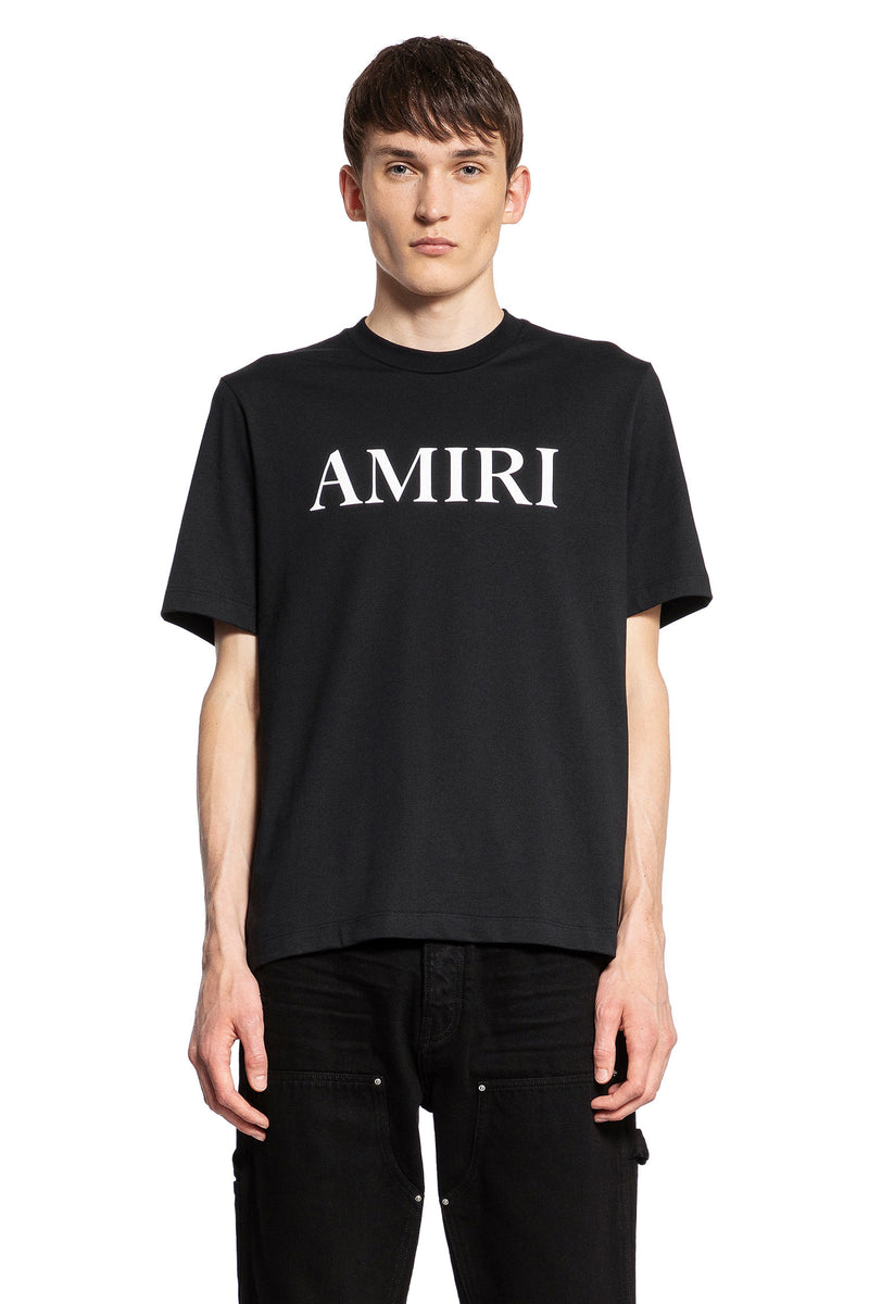 AMIRI MAN BLACK T-SHIRTS