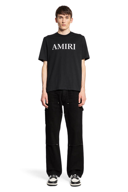 AMIRI MAN BLACK T-SHIRTS & TANK TOPS