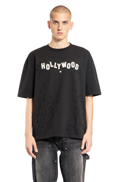 Antonioli AMIRI MAN BLACK T-SHIRTS & TANK TOPS