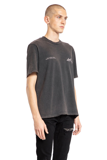 AMIRI MAN BLACK T-SHIRTS & TANK TOPS