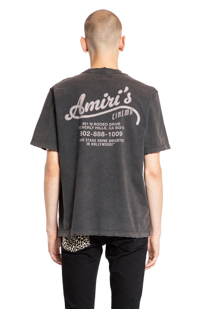 AMIRI MAN BLACK T-SHIRTS & TANK TOPS