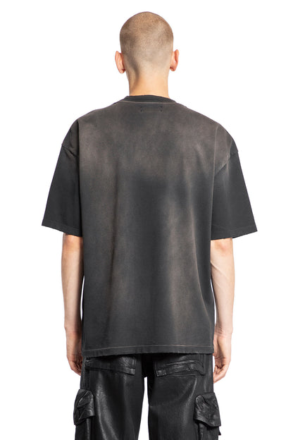 AMIRI MAN BLACK T-SHIRTS & TANK TOPS