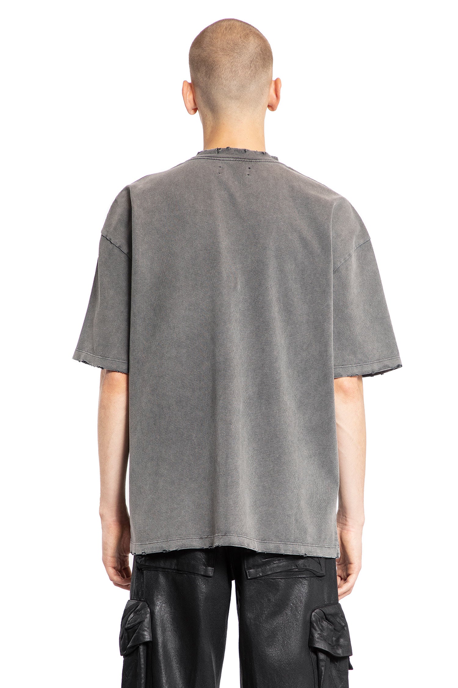 AMIRI MAN GREY T-SHIRTS & TANK TOPS