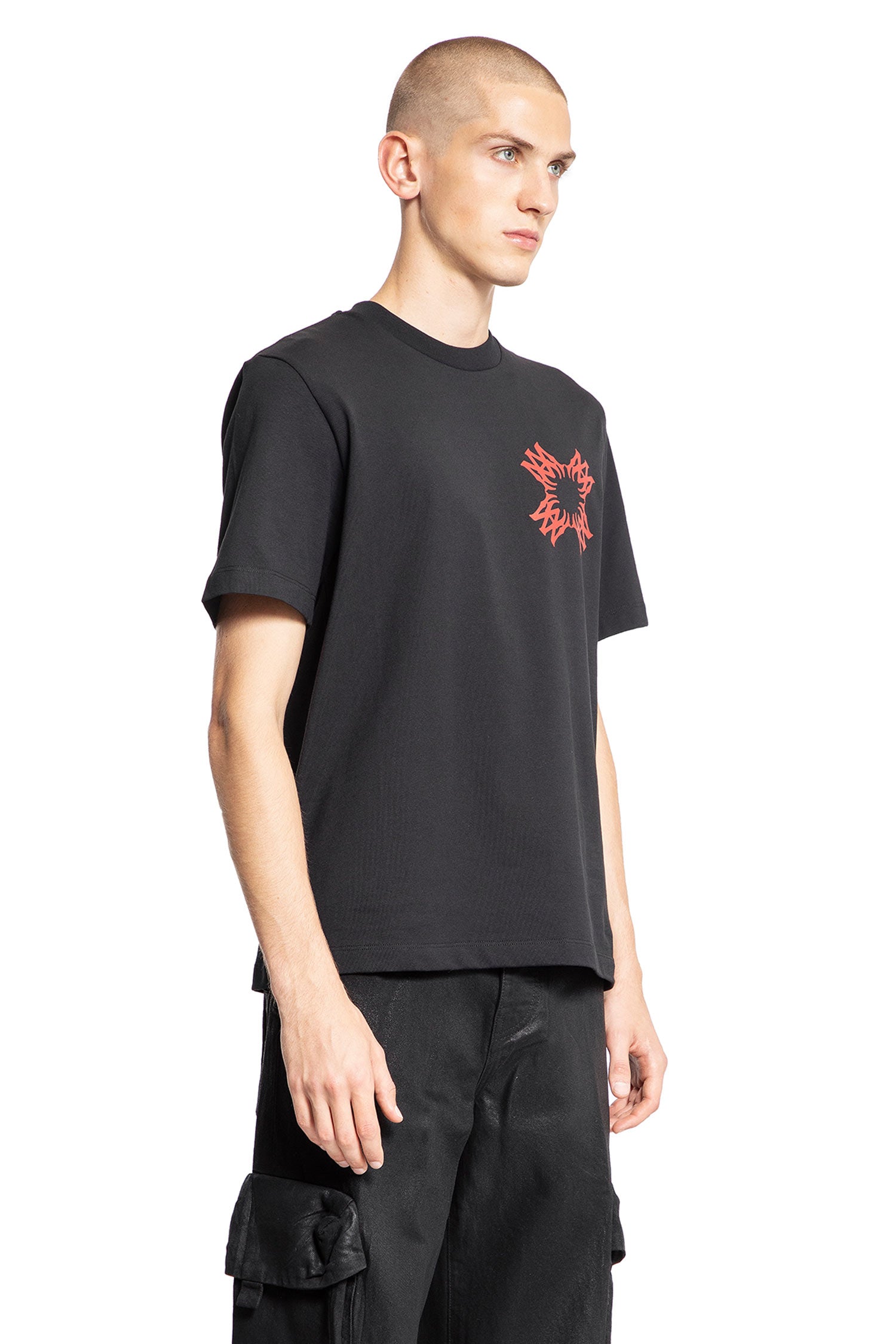 AMIRI MAN BLACK T-SHIRTS & TANK TOPS