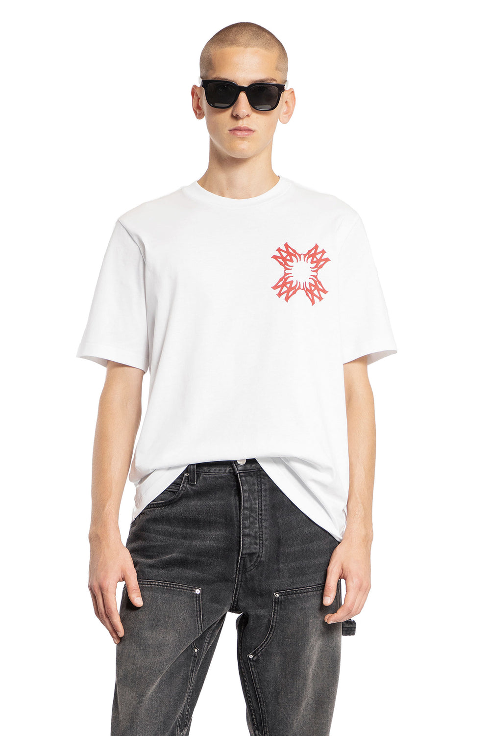 AMIRI MAN WHITE T-SHIRTS & TANK TOPS