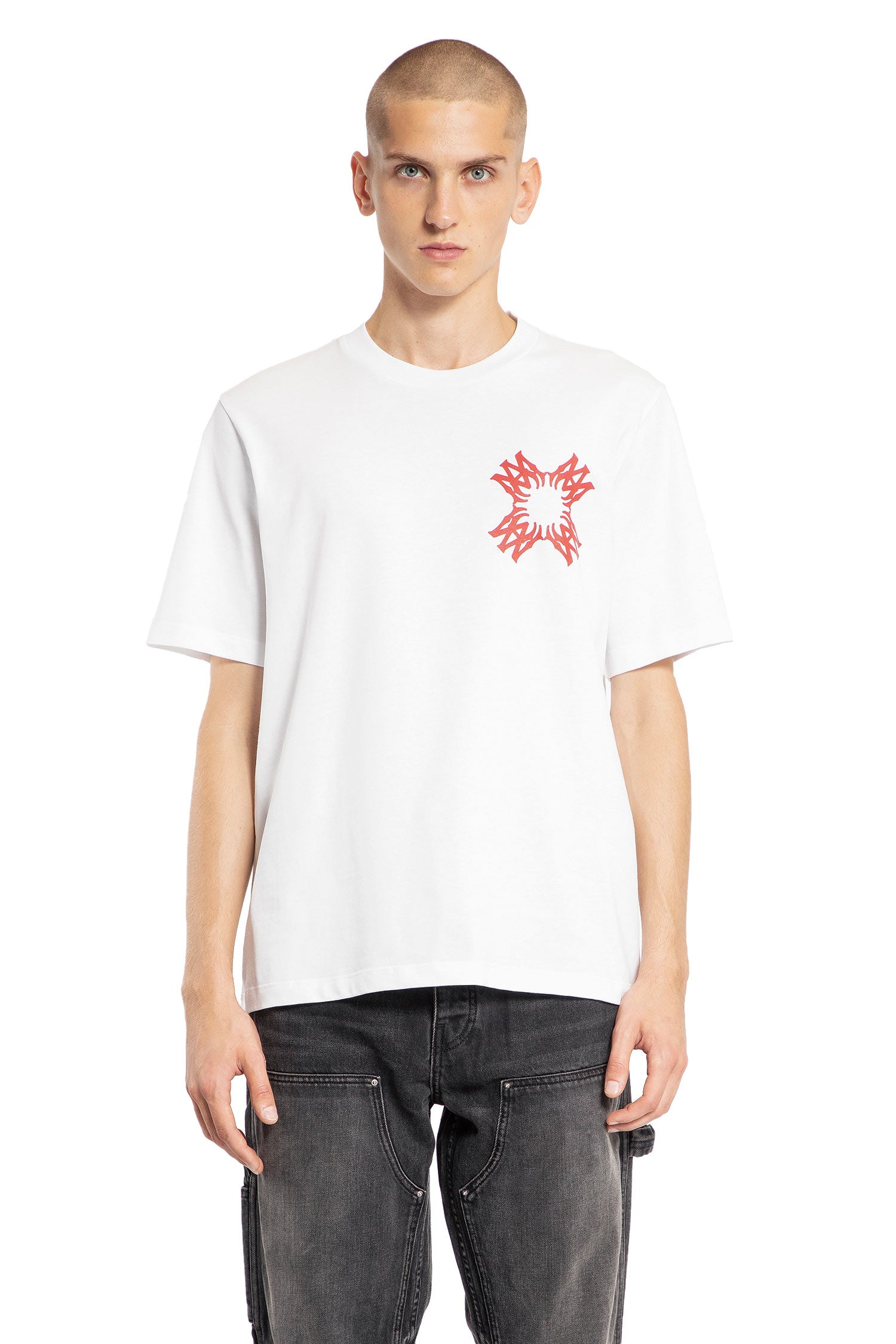 AMIRI MAN WHITE T-SHIRTS & TANK TOPS