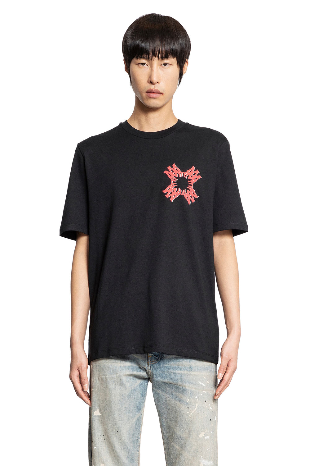 AMIRI MAN BLACK T-SHIRTS & TANK TOPS