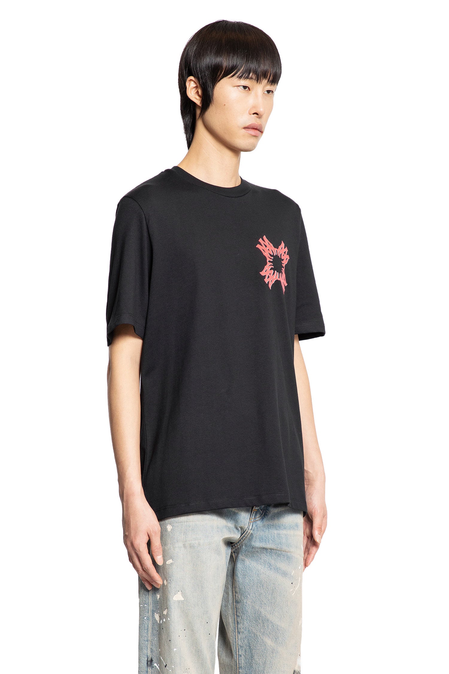 AMIRI MAN BLACK T-SHIRTS & TANK TOPS