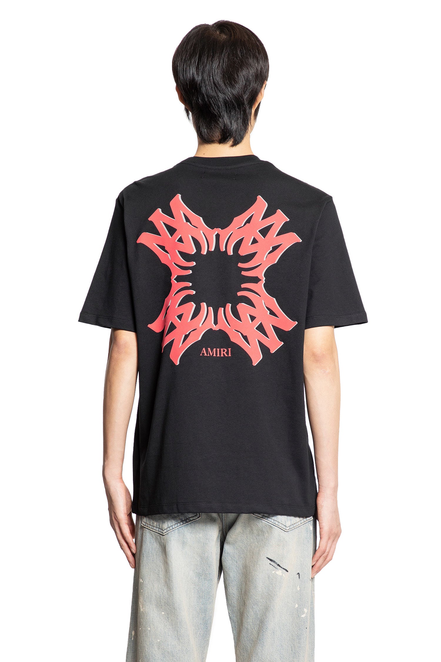 AMIRI MAN BLACK T-SHIRTS & TANK TOPS