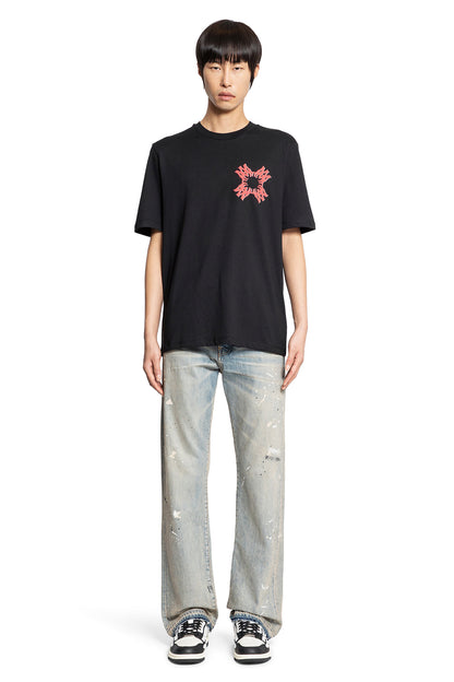 AMIRI MAN BLACK T-SHIRTS & TANK TOPS