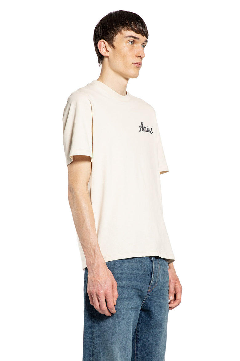 AMIRI MAN OFF-WHITE T-SHIRTS & TANK TOPS