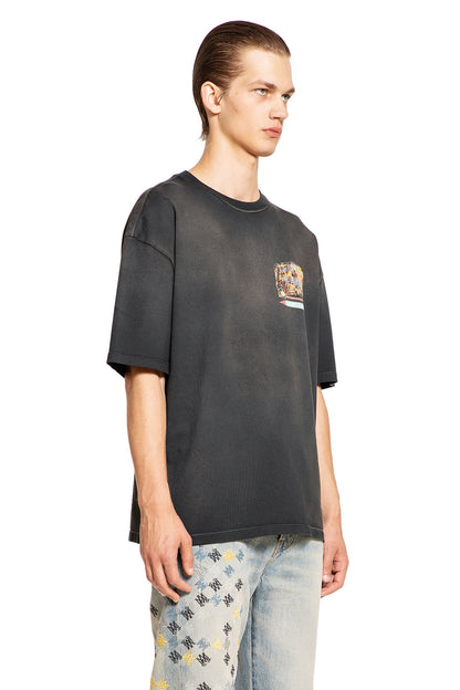 AMIRI MAN BLACK T-SHIRTS & TANK TOPS