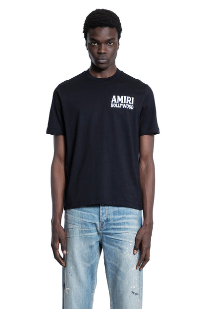 AMIRI MAN BLACK T-SHIRTS & TANK TOPS