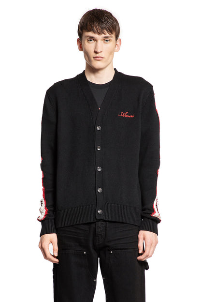 AMIRI MAN BLACK KNITWEAR