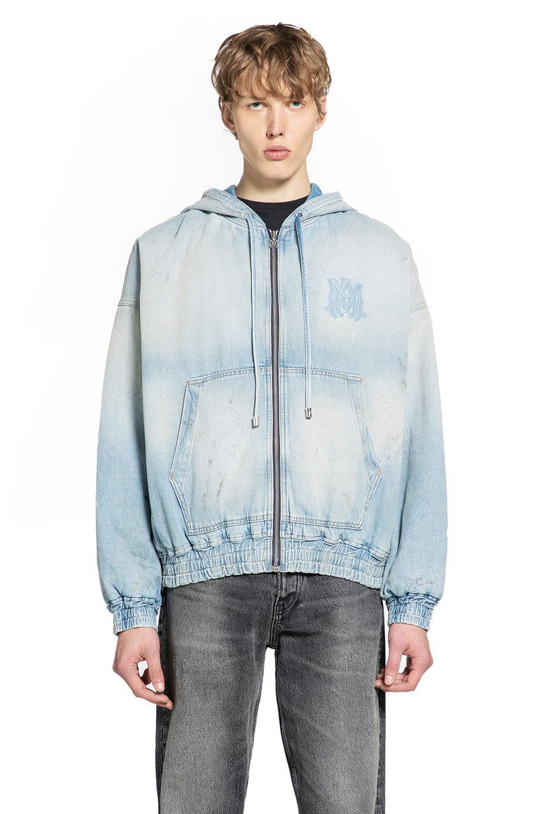 MA Denim Zip-Up Hoodie
