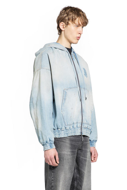 MA Denim Zip-Up Hoodie