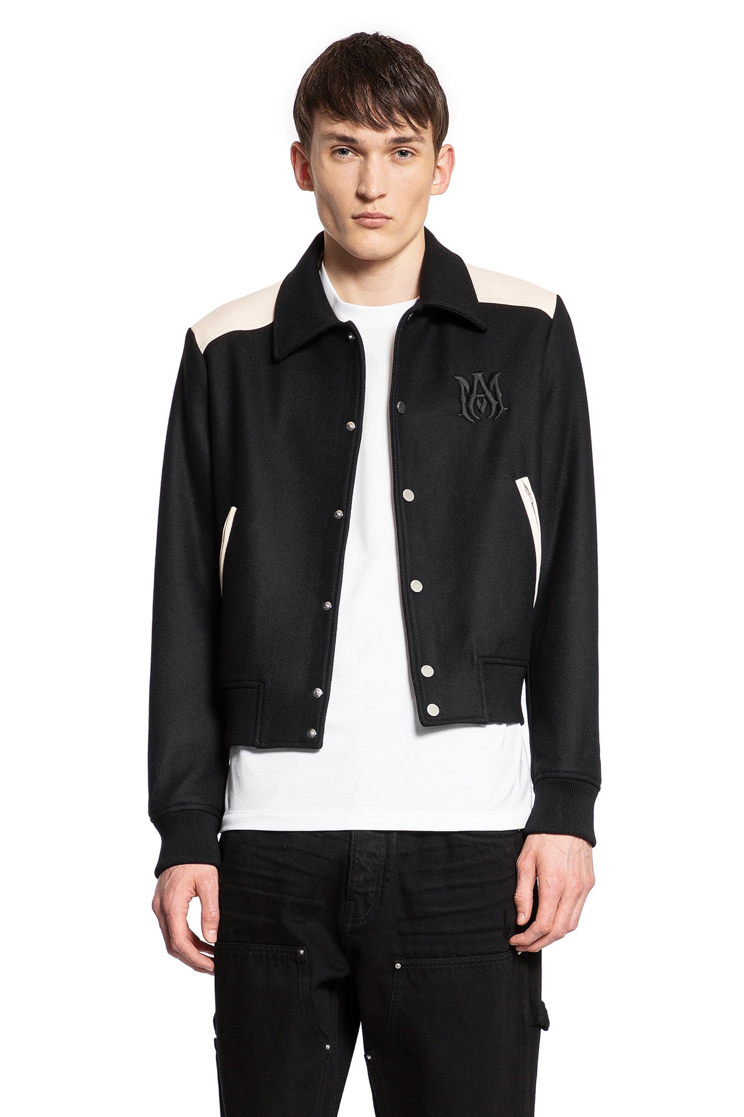 AMIRI MAN BLACK&WHITE JACKETS