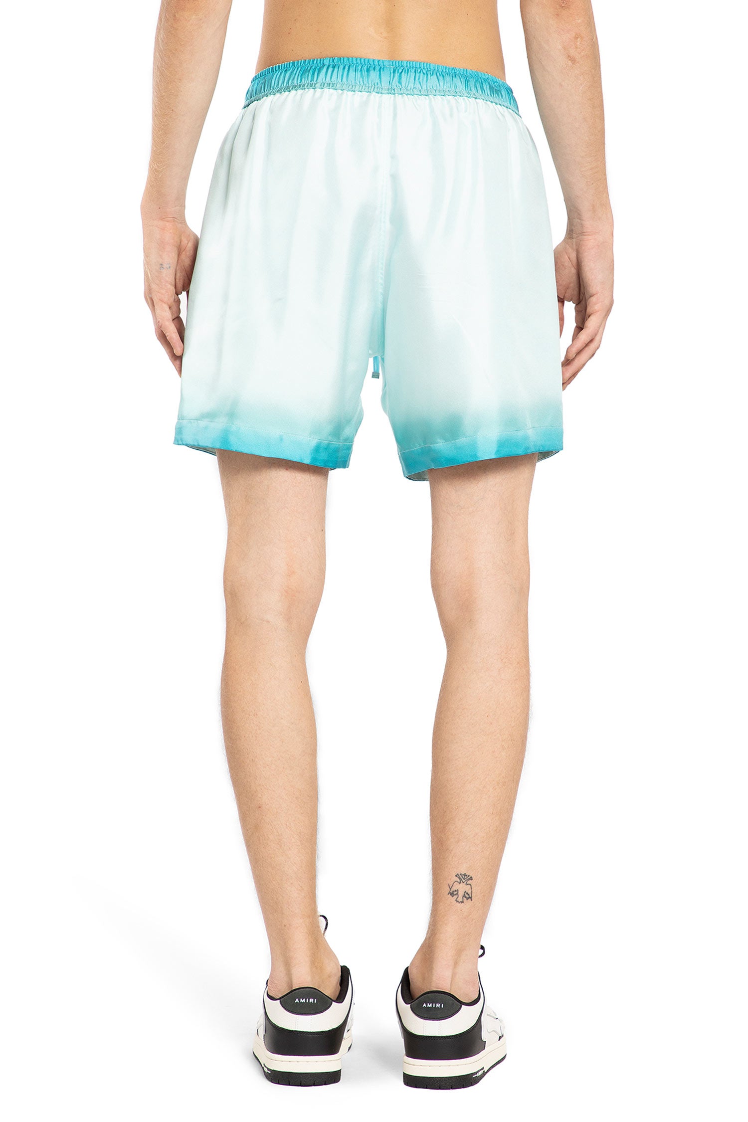 AMIRI MAN BLUE SHORTS & SKIRTS