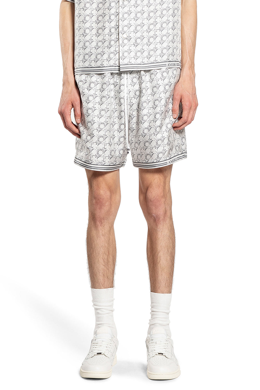 AMIRI MAN GREY SHORTS & SKIRTS