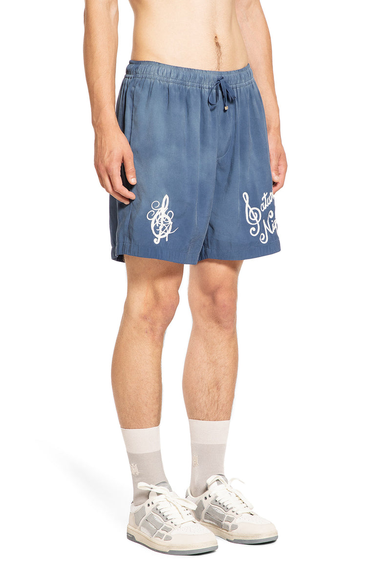 AMIRI MAN BLUE SHORTS