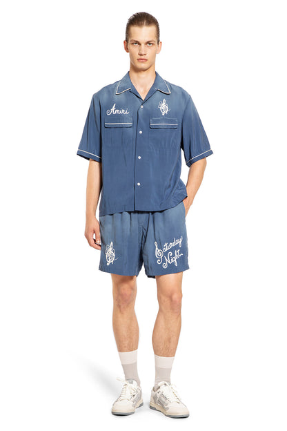 AMIRI MAN BLUE SHORTS