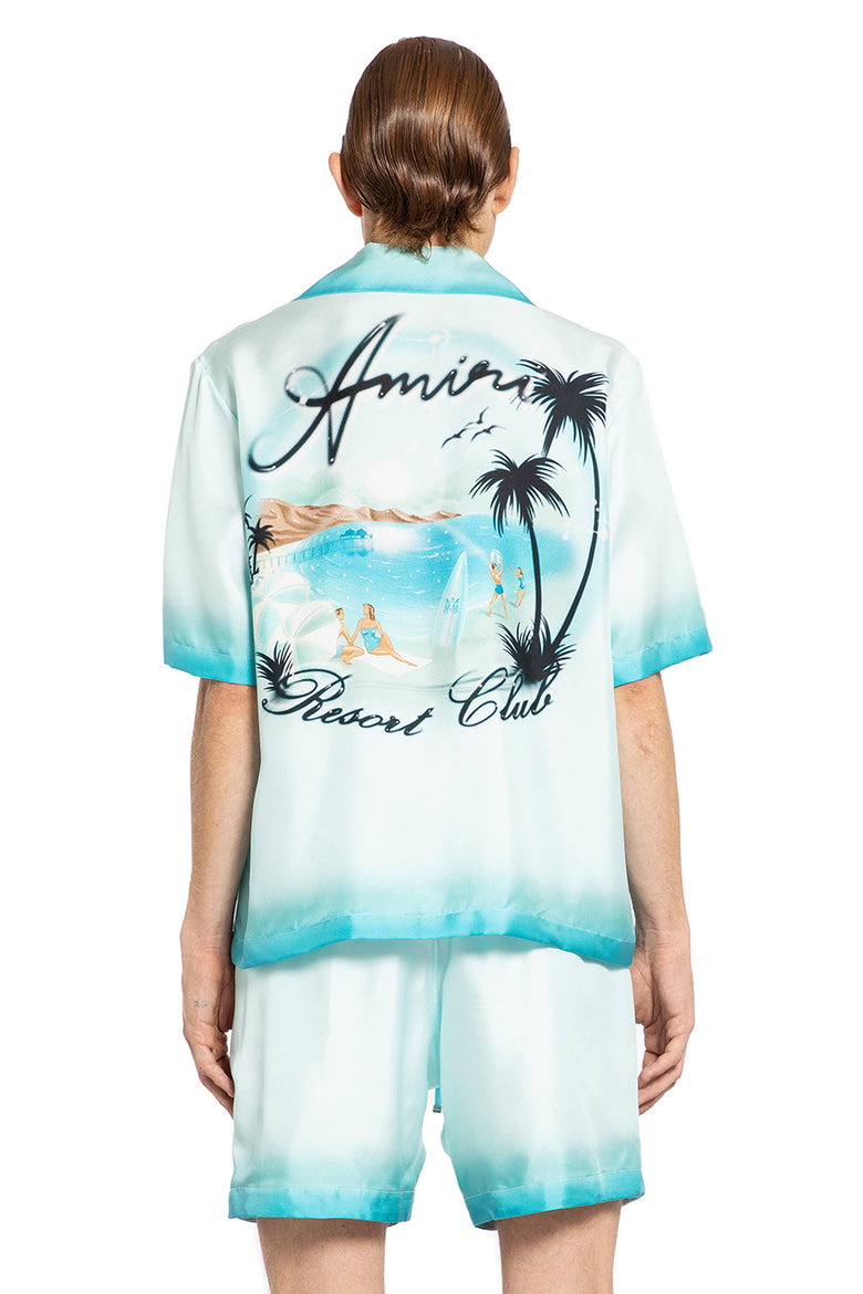 AMIRI MAN BLUE SHIRTS