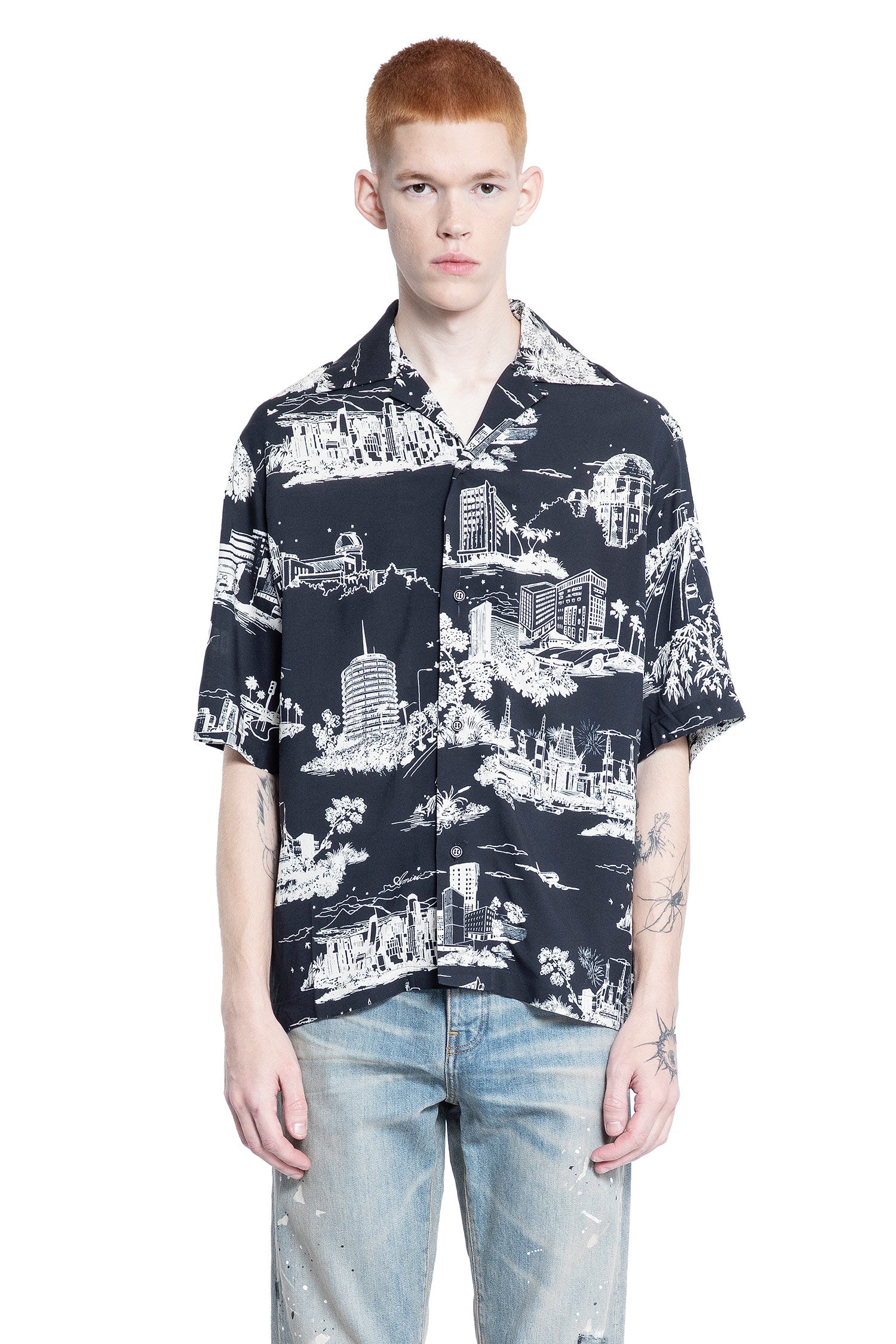 AMIRI MAN BLACK&WHITE SHIRTS