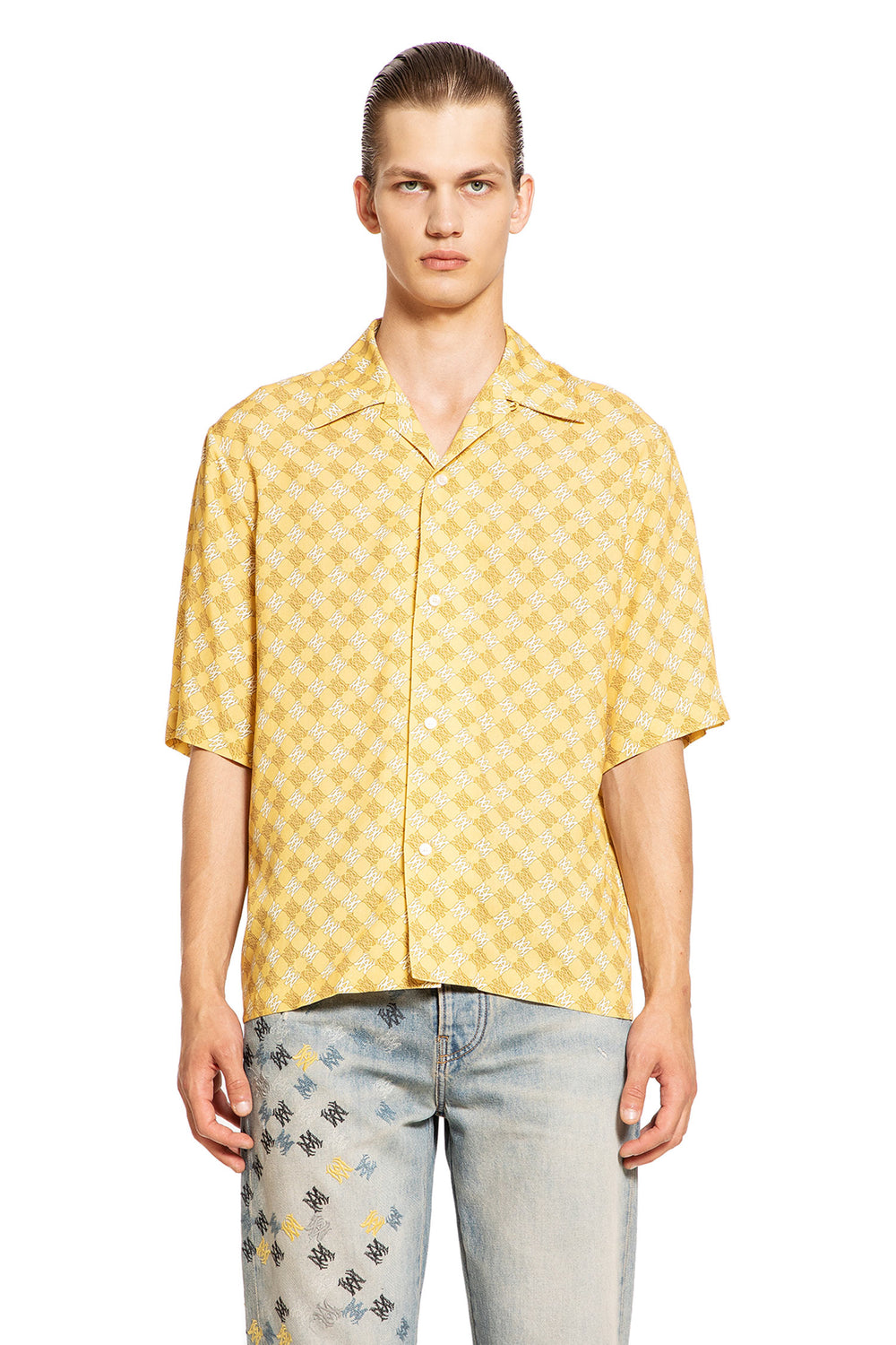 AMIRI MAN YELLOW SHIRTS