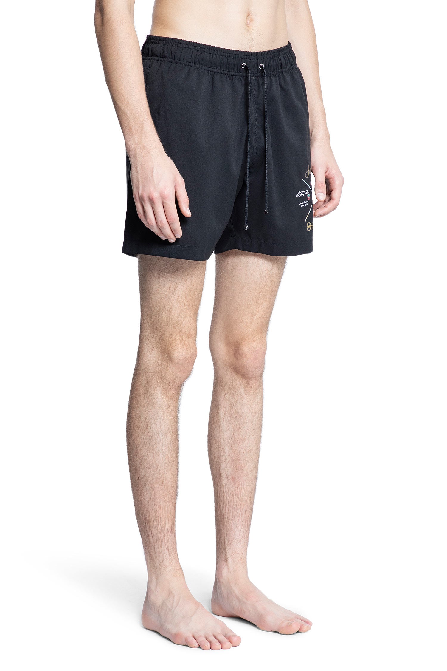 AMIRI MAN BLACK SWIMWEAR