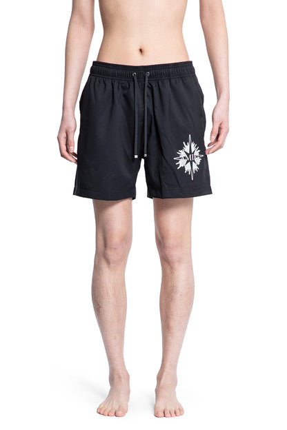 AMIRI MAN BLACK SWIMWEAR