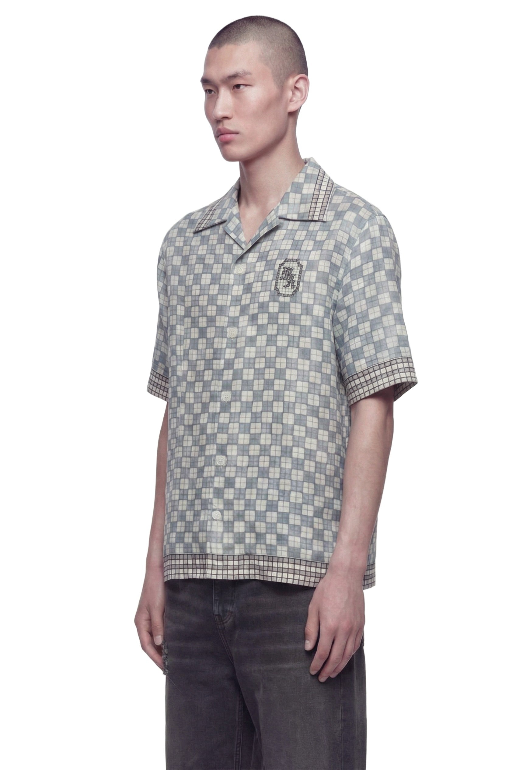 MA Checkered Bowling Shirt