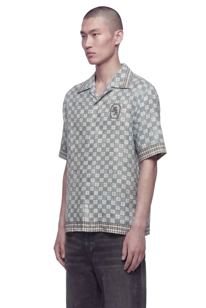 MA Checkered Bowling Shirt