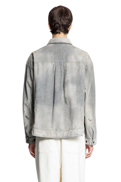 Light Shirt Jacket in Cotton Chambray