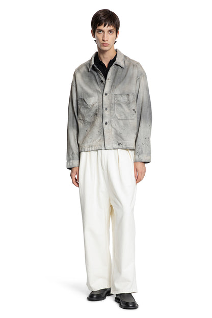 Light Shirt Jacket in Cotton Chambray