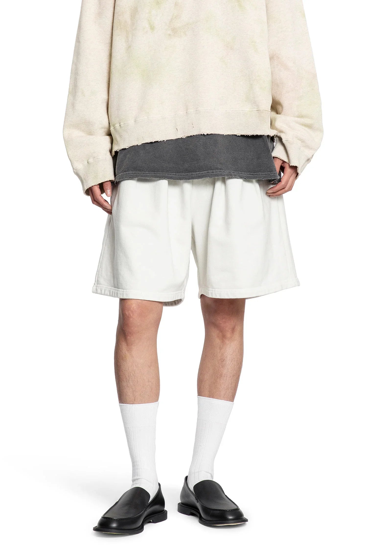ANCELLM MAN WHITE SHORTS & SKIRTS - Antonioli.eu