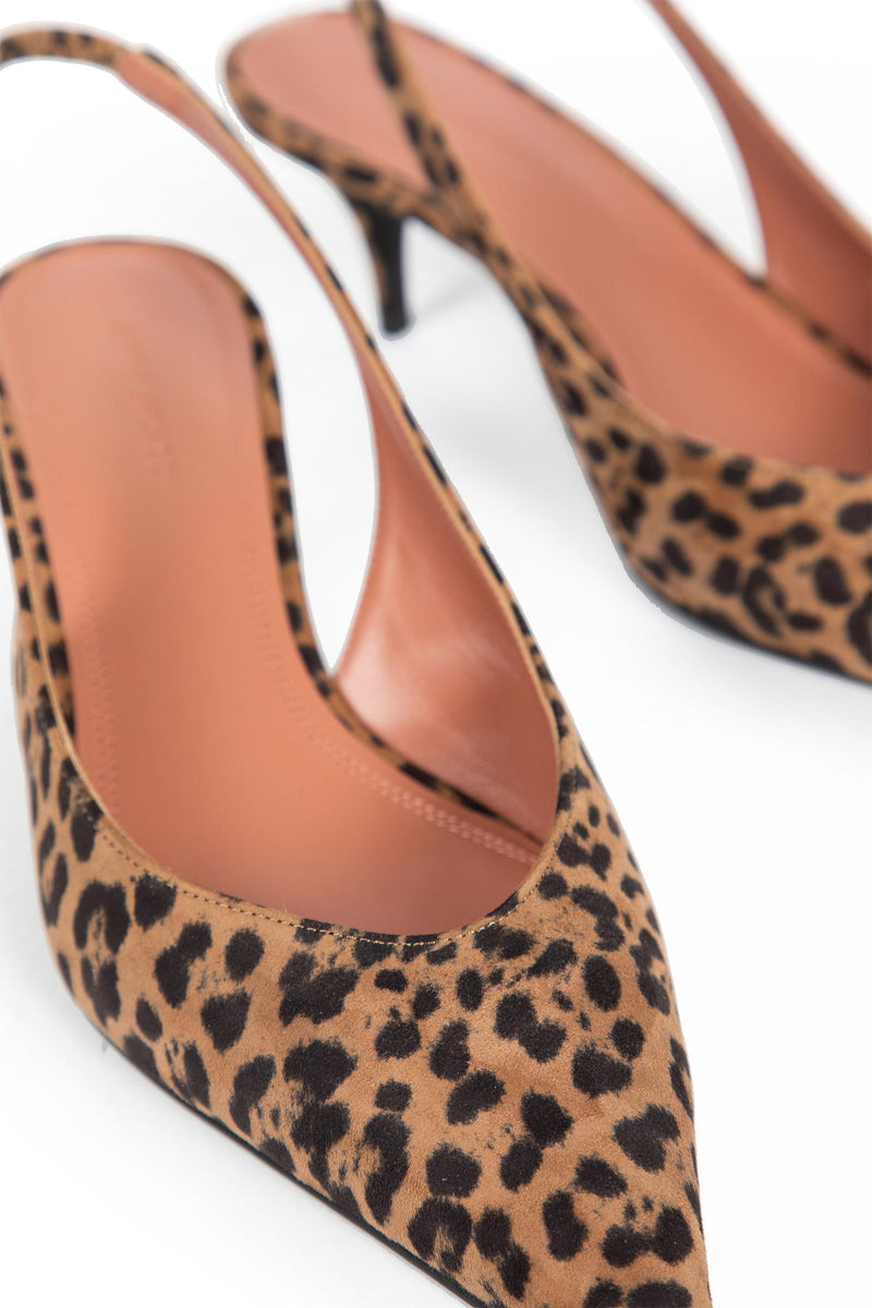 Anok Leopard Print Slingback Pumps