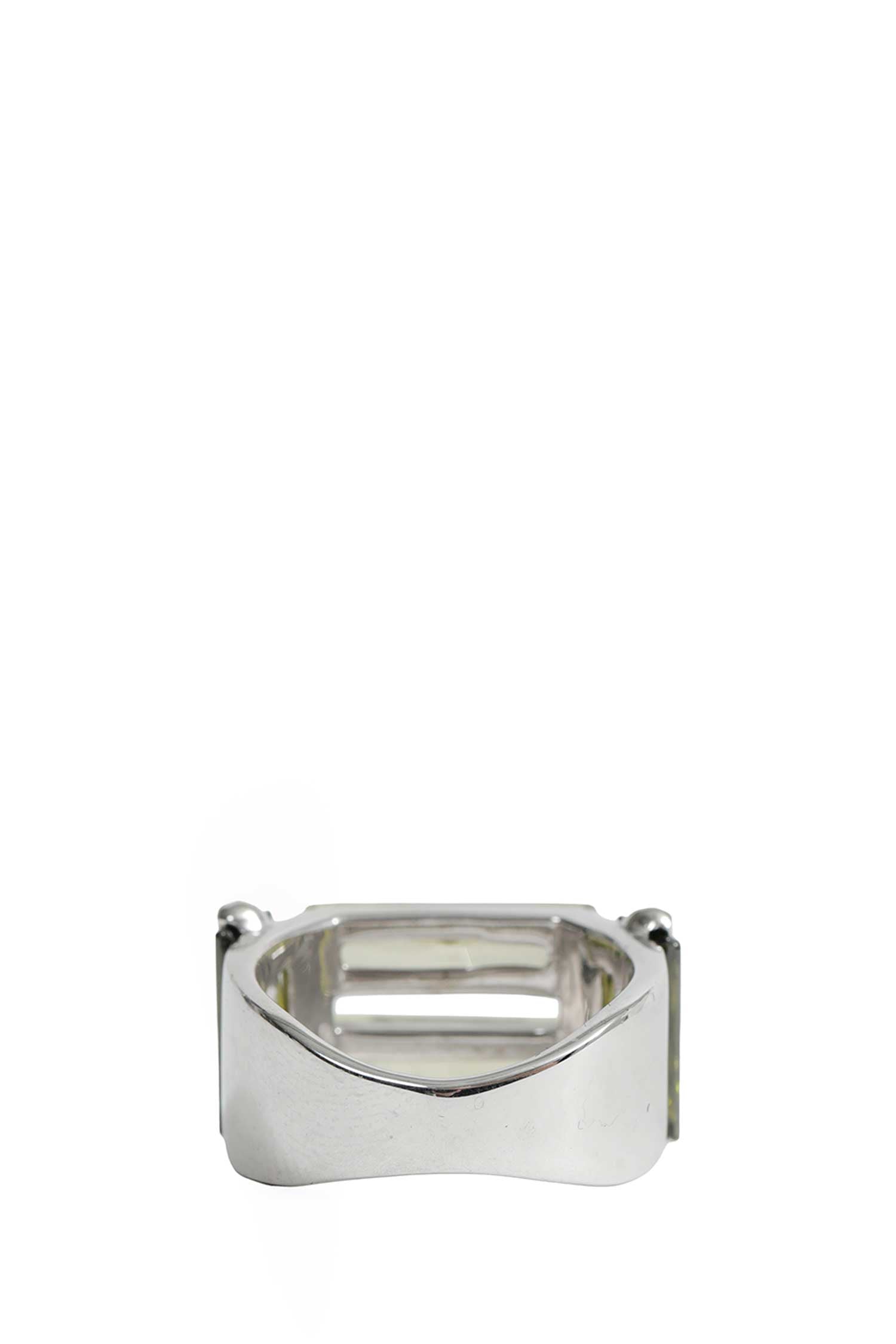 ALAN CROCETTI Crystallised Armour Ring unisex