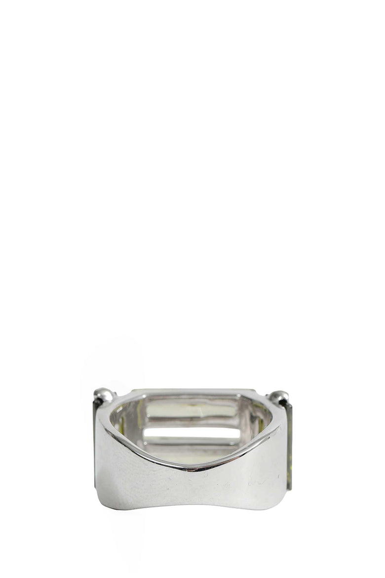 ALAN CROCETTI Crystallised Armour Ring unisex