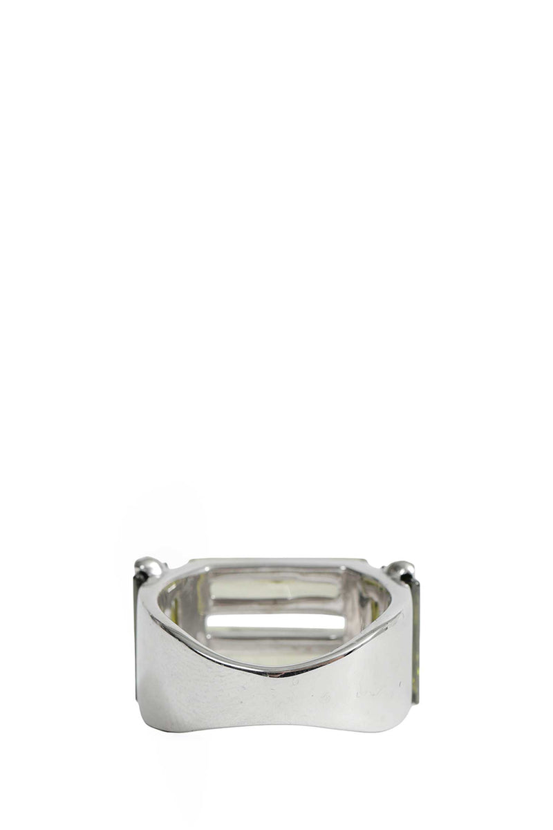 ALAN CROCETTI Crystallised Armour Ring unisex