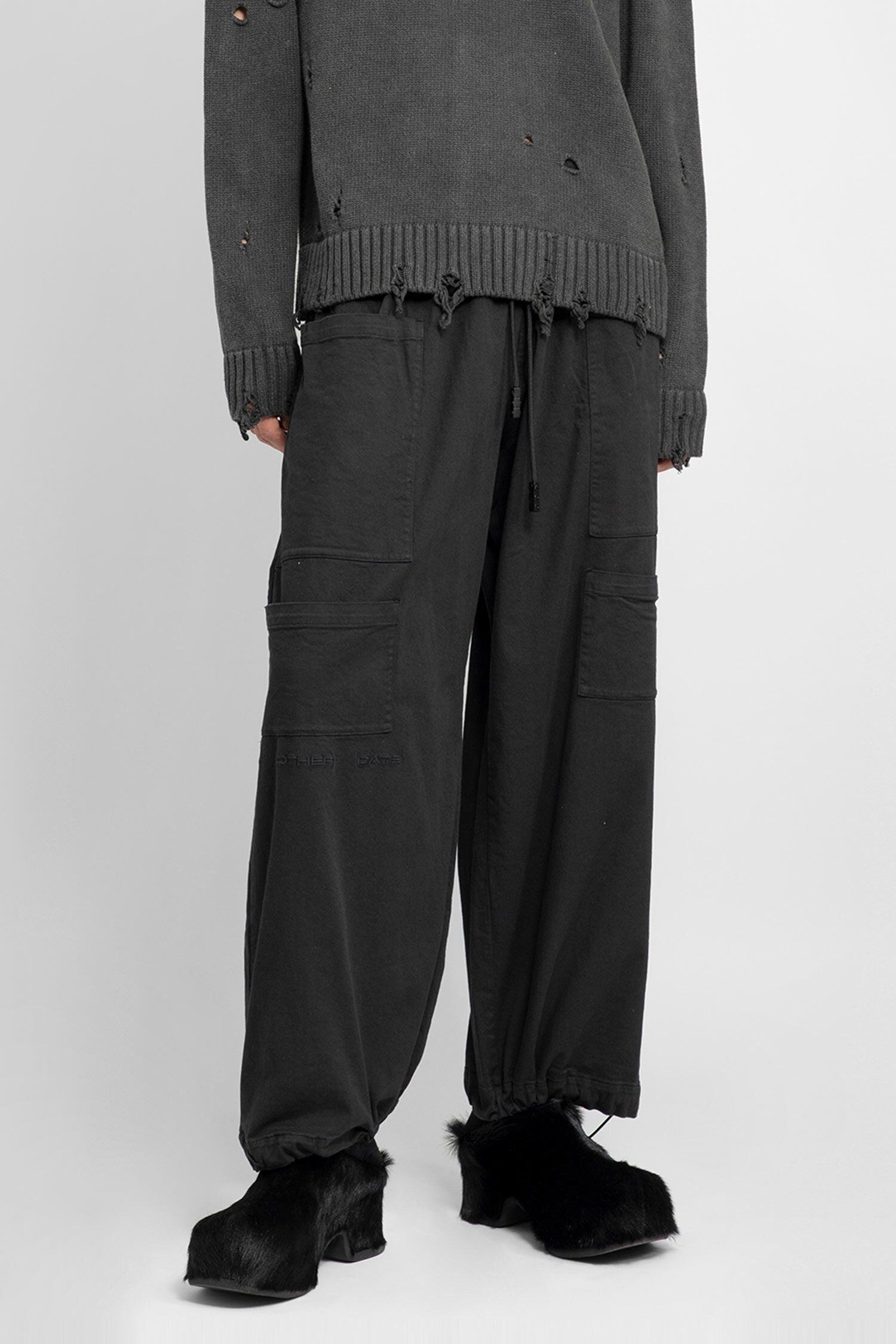 Gabardine Parachute Pants