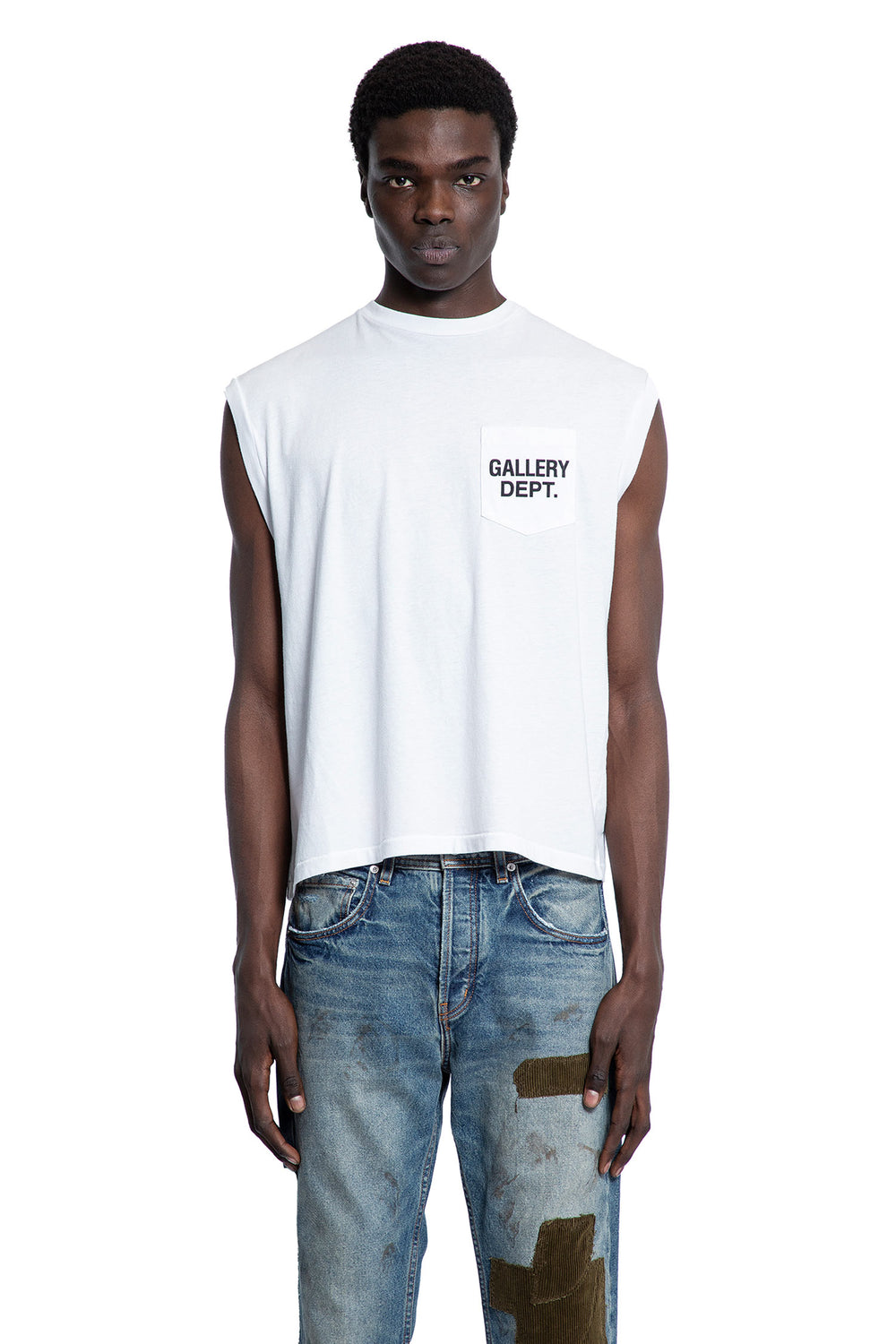 GALLERY DEPT. MAN WHITE T-SHIRTS & TANK TOPS