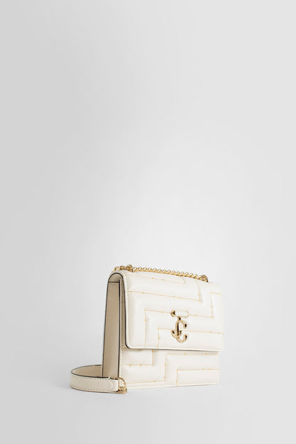 JIMMY CHOO WOMAN WHITE SHOULDER BAGS