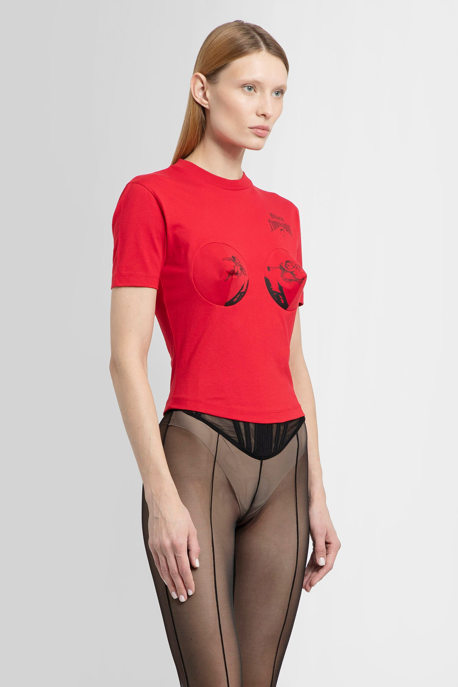 DILARA FINDIKOGLU WOMAN RED T-SHIRTS