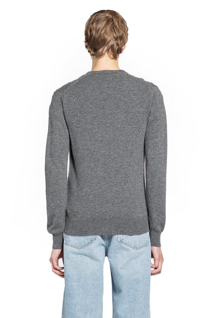 Heart V-Neck Sweater in Wool