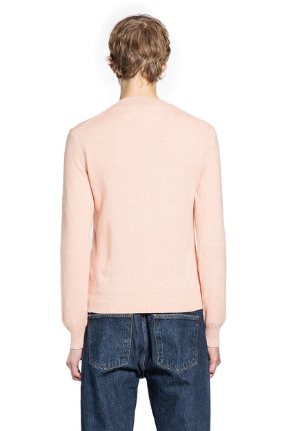 Heart V-Neck Sweater in Wool