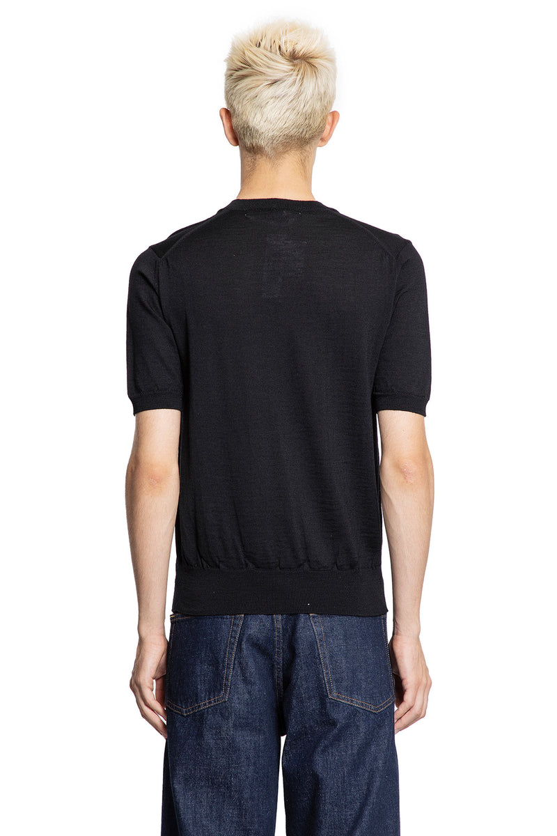 Heart Wool Knit Short Sleeve Tee - Antonioli.eu